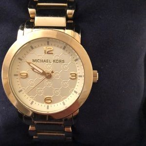 Michael Kors ladies gold tone watch